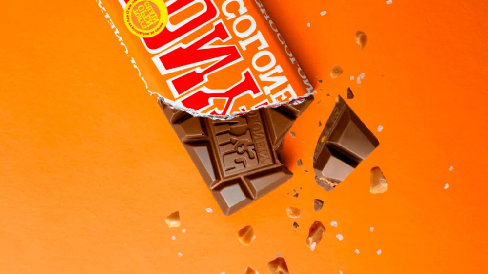 Tony's Chocolonely leche, caramelo y sal de mar