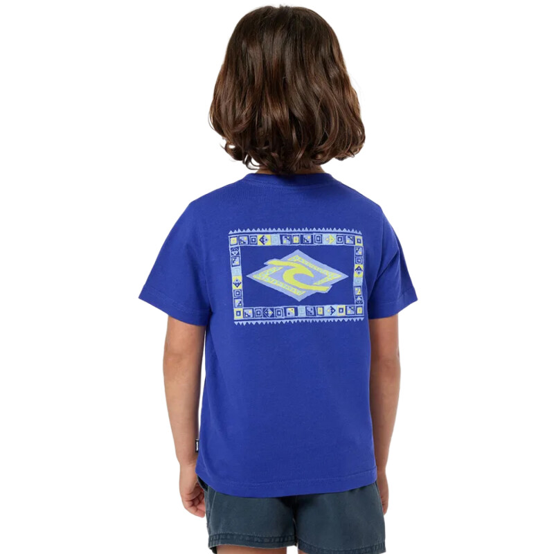 Remera Rip Curl Tube Town Logo - Azul Remera Rip Curl Tube Town Logo - Azul
