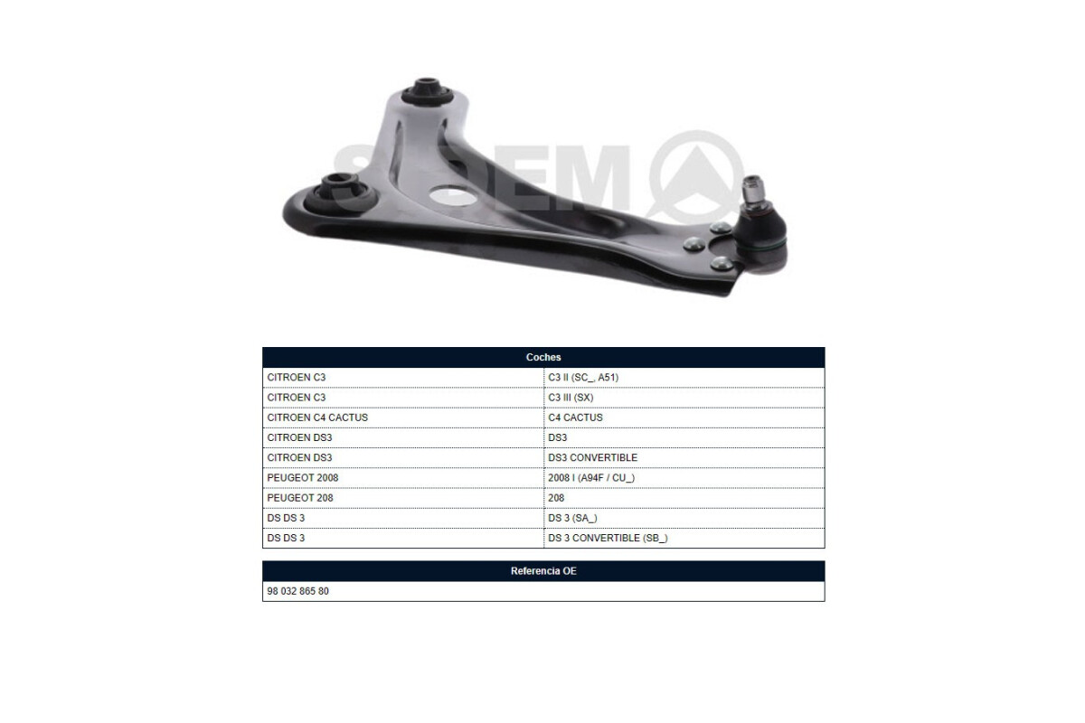 Parilla De Suspension Delantera Kia Picanto 07-08 Izq Parilla De Suspension Delantera Kia Picanto 07-08 Izq