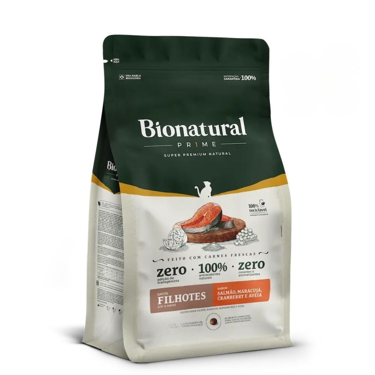 BIONATURAL GATITO SALMON - 7,5 KG 