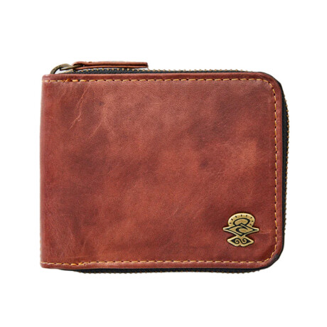 Billetera Rip Curl Searchers Rfid Zip Slim Marrón