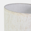 LAMPARA MARFIL C/BASE BEIGE P/MESA 23X35CM Unica