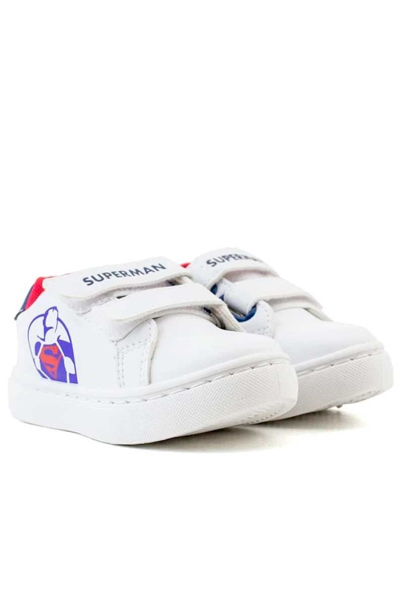 CALZADO DEPORTIVO 2 VELCROS SUPERMAN / BATMAN 