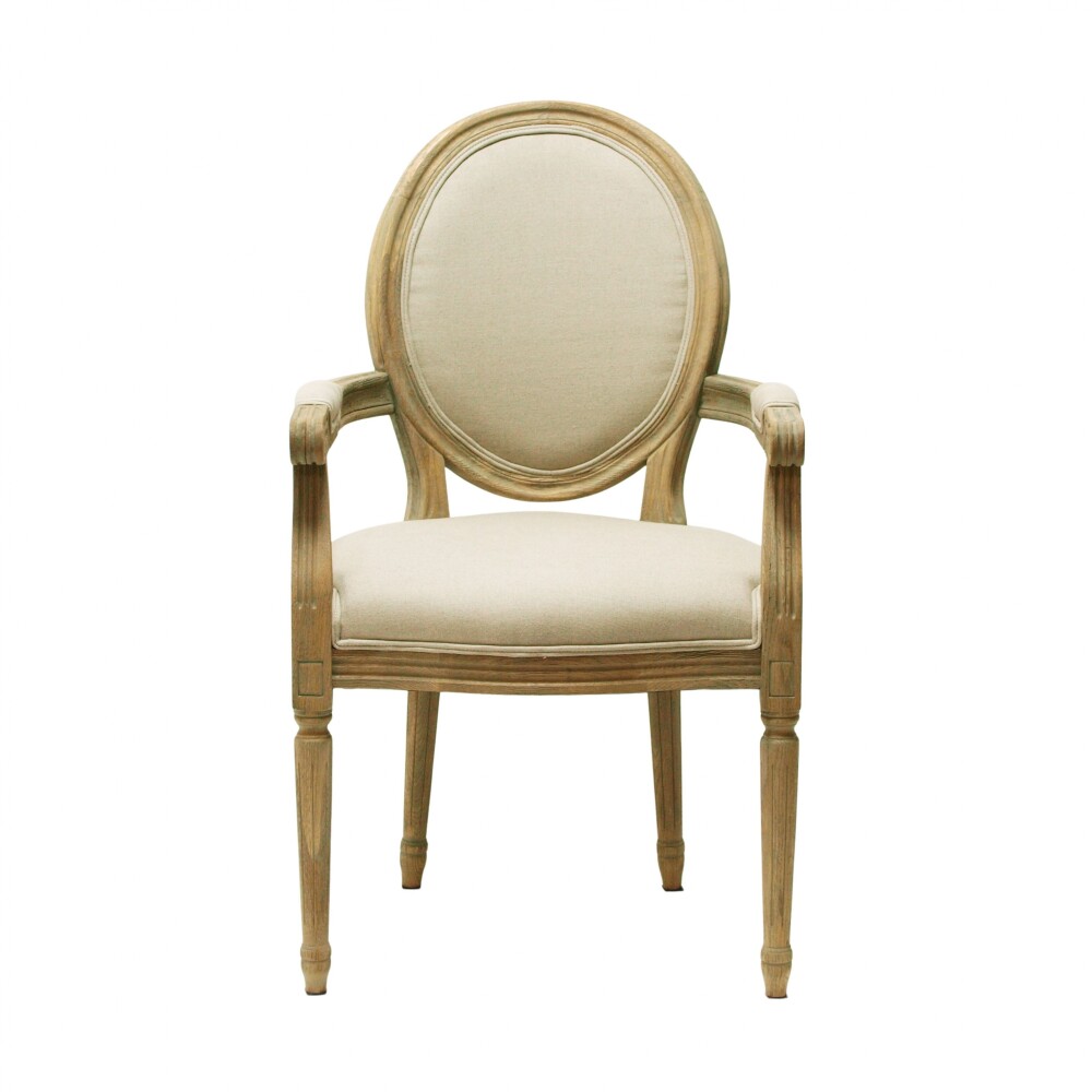 Silla de Roble con apoyabrazos - Clara Silla de Roble con apoyabrazos - Clara