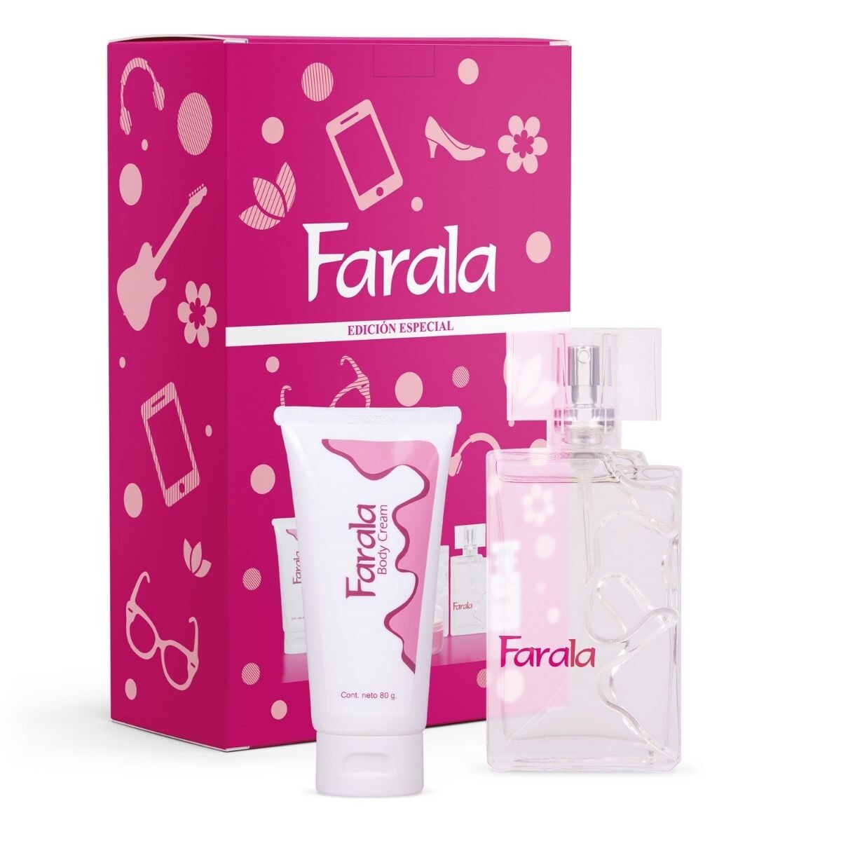 Perfume Farala Eau De Toilette - 50 ML + Body Cream 