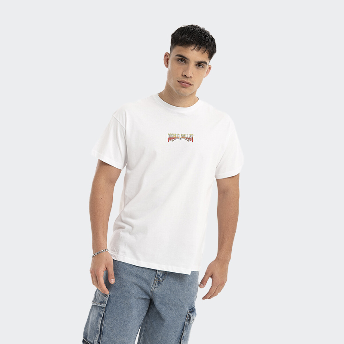 Remera Reef Oversize - Blanco 