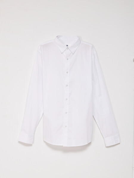 Camisa Manga Larga Blanco