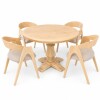 Juego de comedor Modelo Faraon 4 sillas Juego de comedor Modelo Faraon 4 sillas
