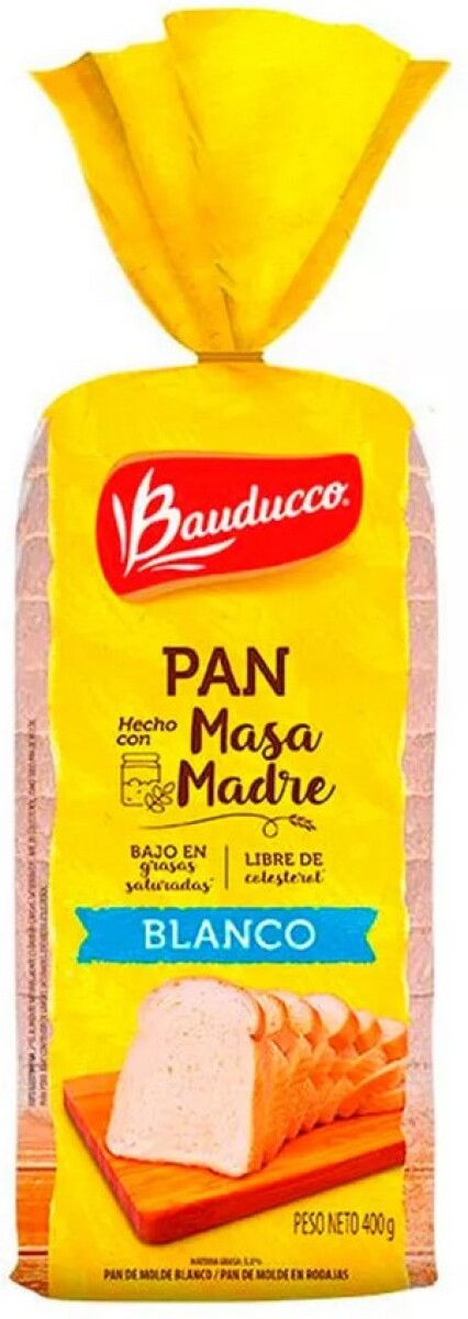 PAN BAUDUCCO MASA MADRE 400G BLANCO 