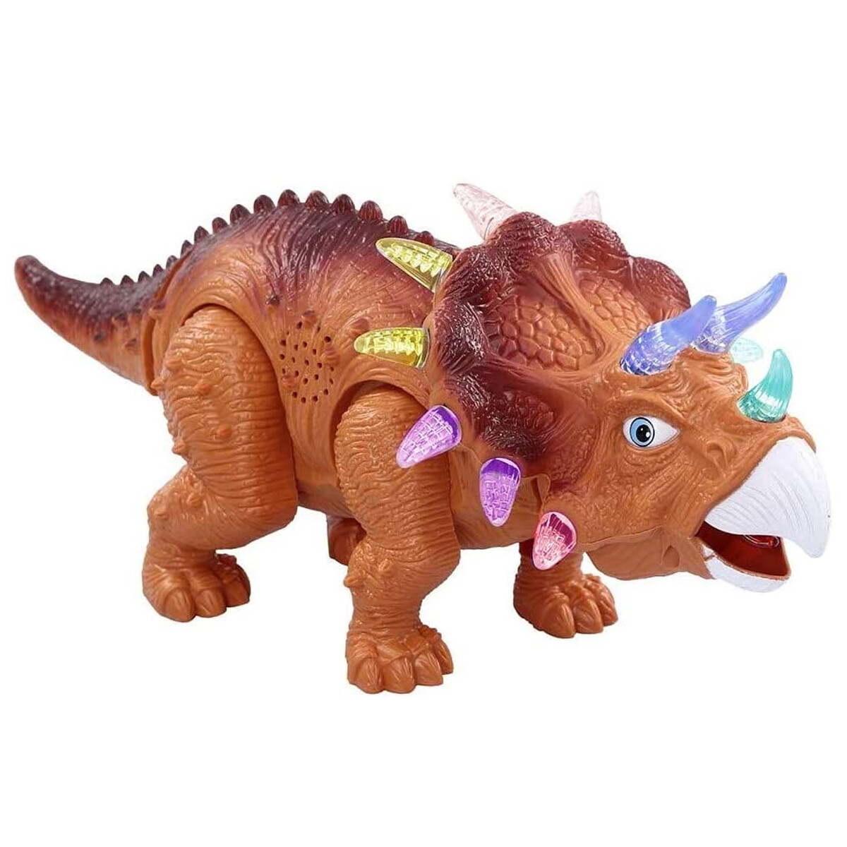 Dinosaurio Triceratops con Movimiento y Luces - 001 