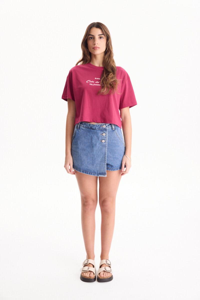 Remera Roma Bordeaux