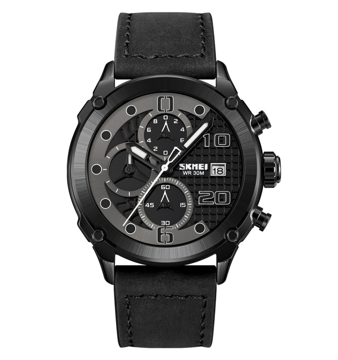 Reloj Skmei 2051bkbk Analógico Hombre Negro 