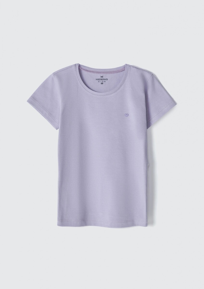 BLUSA CON BORDADO - LILA 