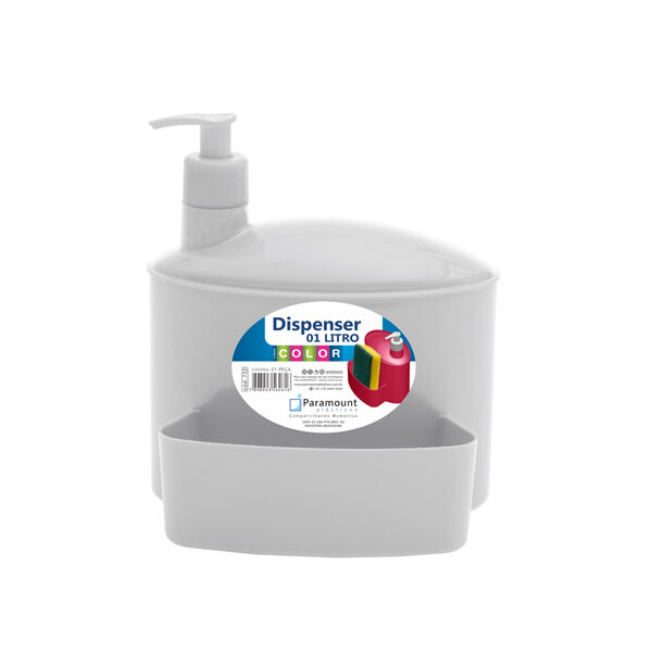 DISPENSER DETERGENTE 1LT 16X13.5X19 PATRON