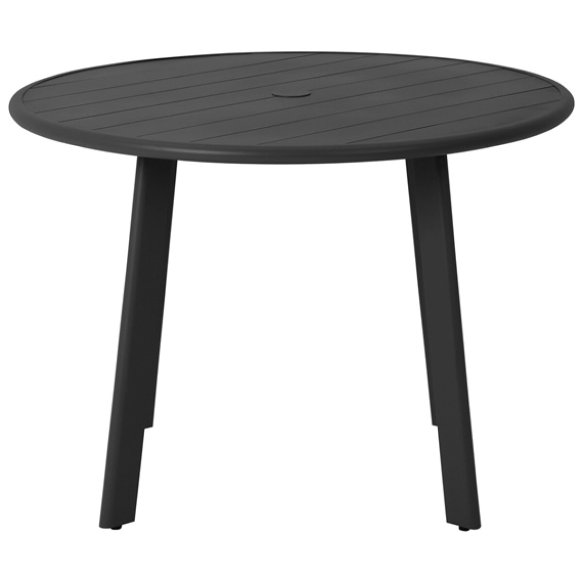 MESA JARDIN DE DISEÑO EN ALUMINIO 1.20 mts - NEGRA 