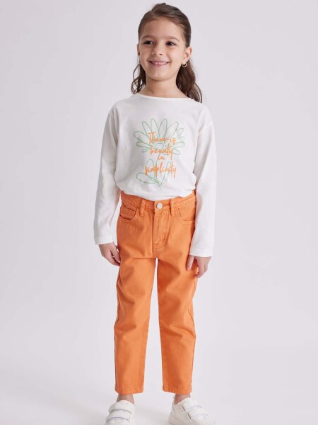 Pantalón de jean slouchy Durazno