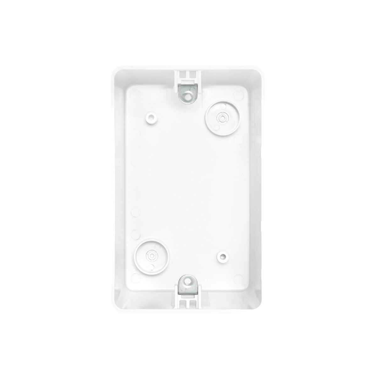 Caja exterior p/plaqueta con grampa 3 módulos gris - ELE00740 