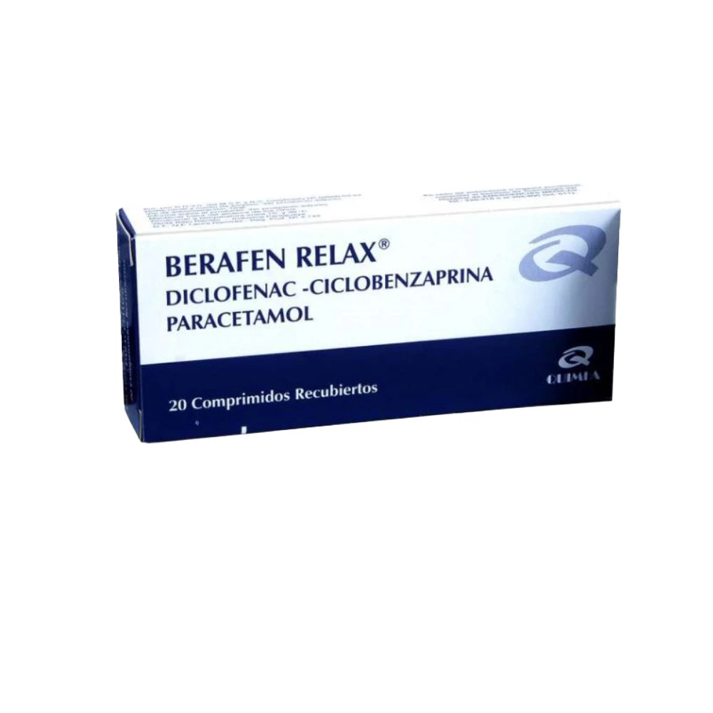 BERAFEN RELAX CJ X 20 COMPRIMIDOS