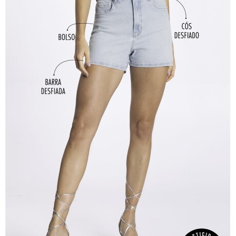 Short De Jean Elastizado Azul Oscuro Para Mujer