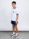 Remera Polo CNdeF Train Licencias Junior Blanco, Azul Royal, Rojo