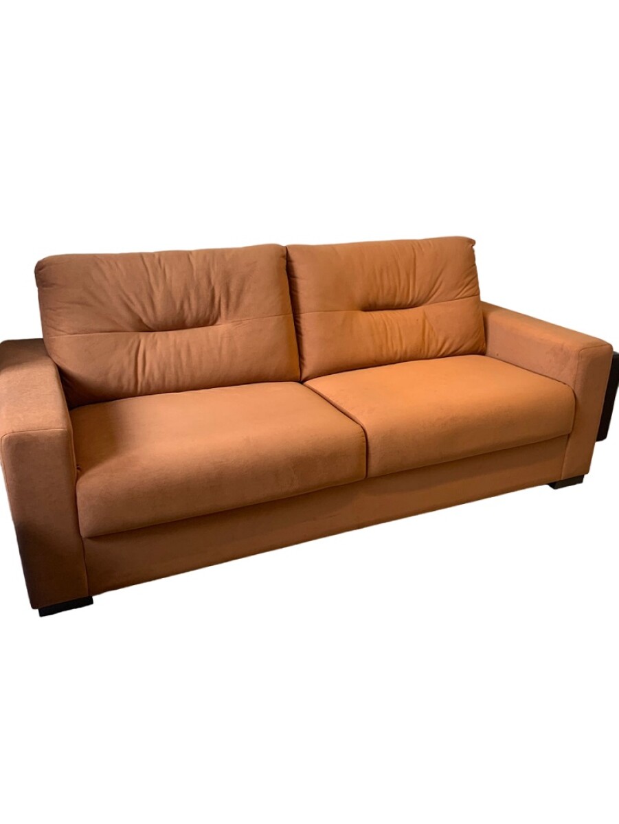 SOFA 3.5 CUERPOS - TELA EASY CLEAN TOSTADO 