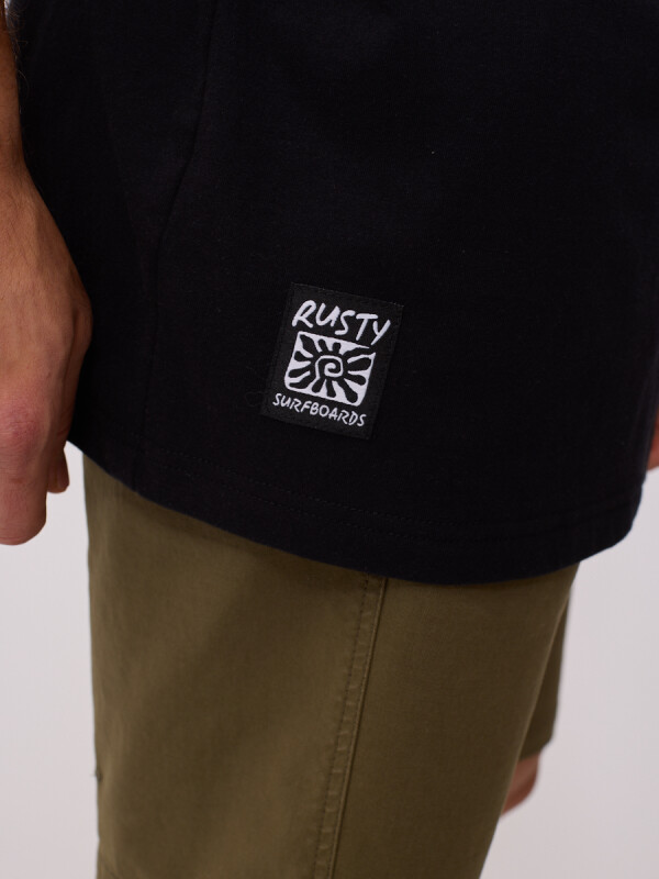 T-SHIRT FURTADO RUSTY Negro