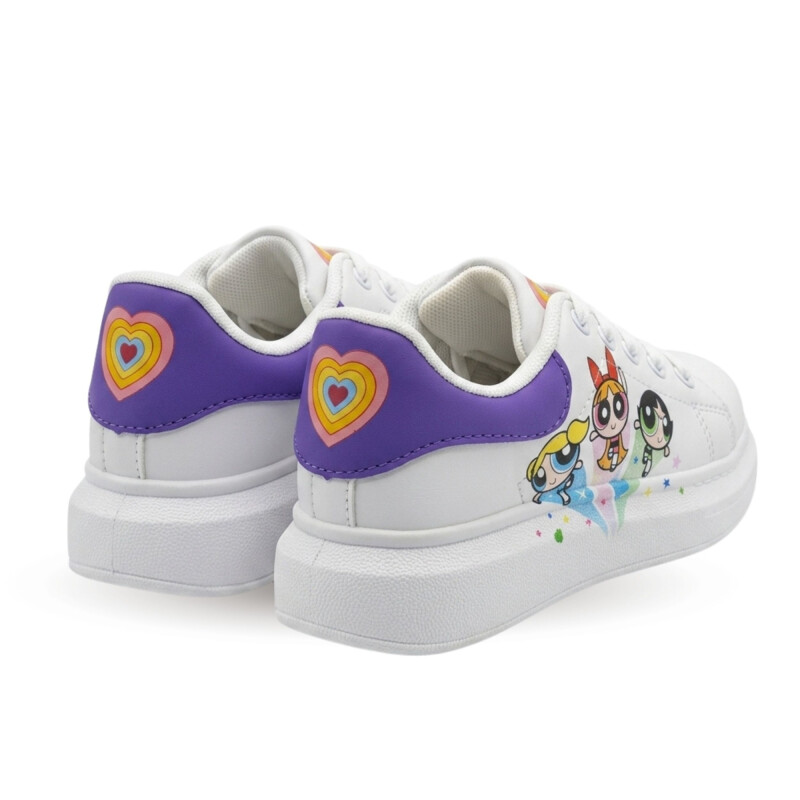 Championes Warner Casual PU suela estampada Niños PPICFW26120 Blanco
