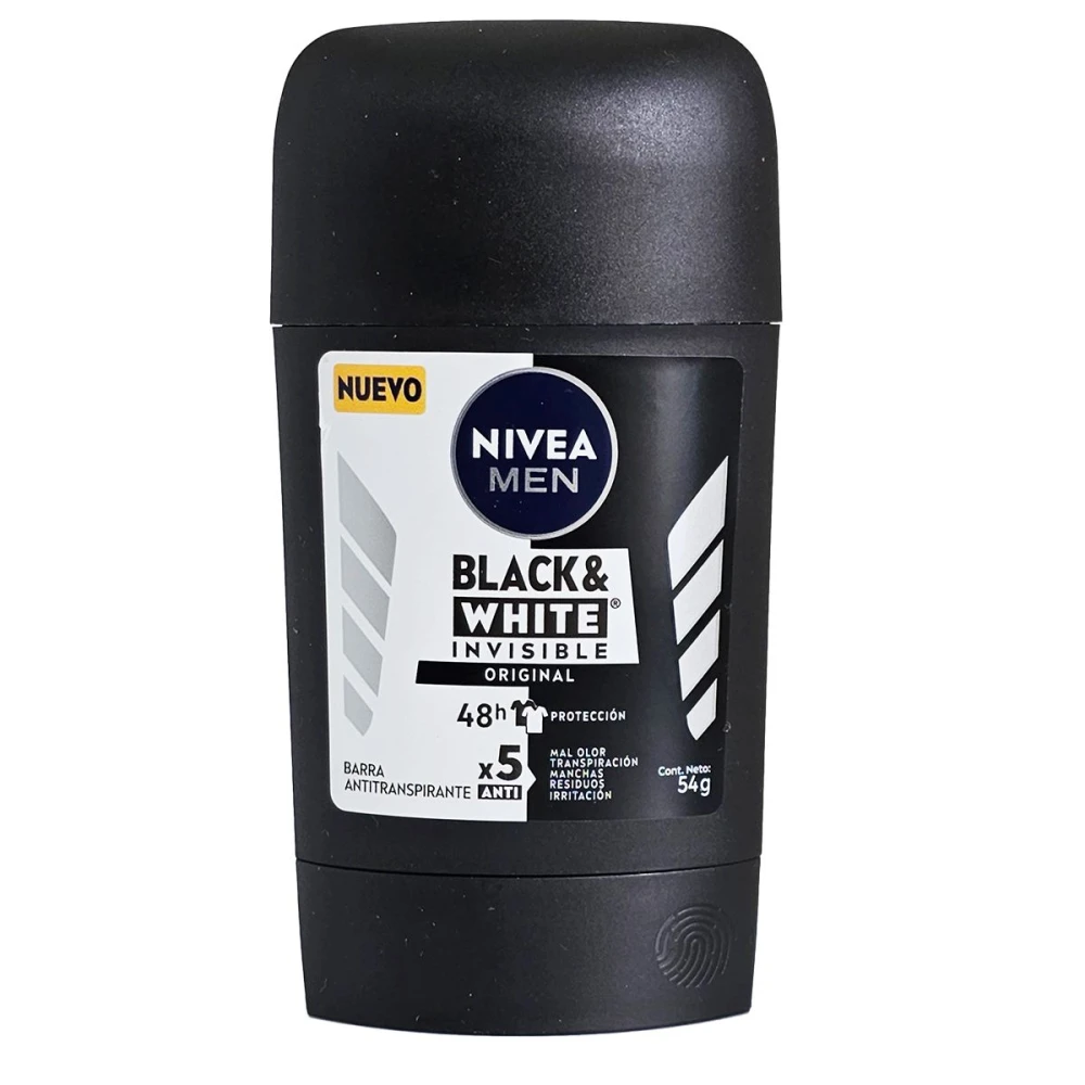 NIVEA DEO BARRA B&W ORIGINAL MEN 50ML