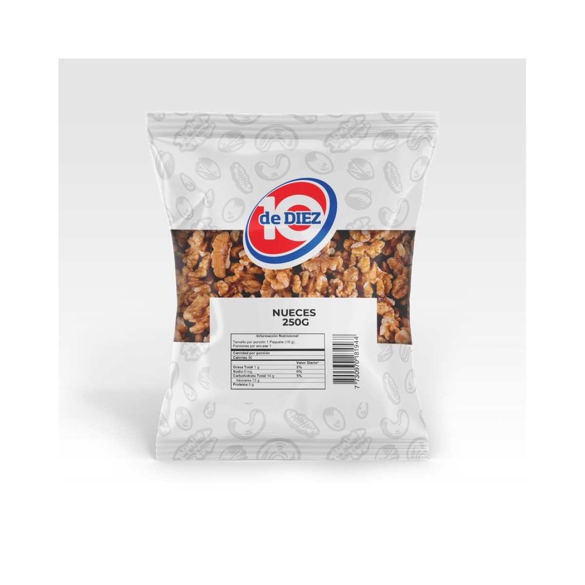 NUECES DE DIEZ 120G 