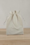 Bolsa tela lienzo 20x25. NATURAL