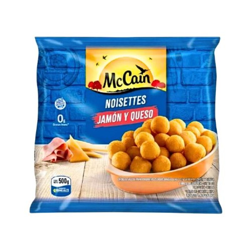 Papas noisettes Jamón y Queso McCain - 500 gr Papas noisettes Jamón y Queso McCain - 500 gr