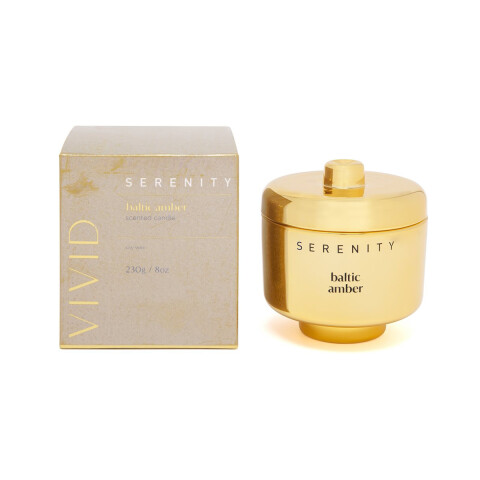 VELA SERENITY 230G AMBAR BALTICO Y ALMIZCLE VELA SERENITY 230G AMBAR BALTICO Y ALMIZCLE