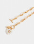 Pulseras Flexibles Con perlas Pulsera Flexible Con Perla - Dorado