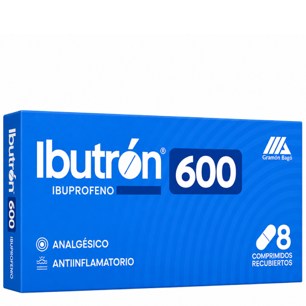 Ibutron 600mg 8 Comprimidos 