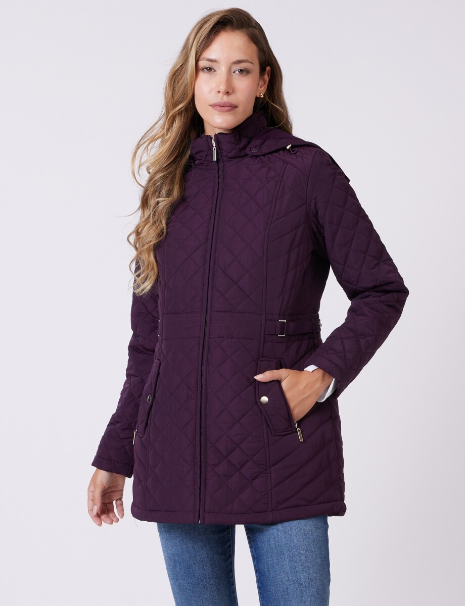 Campera Capitoneada - Violeta 