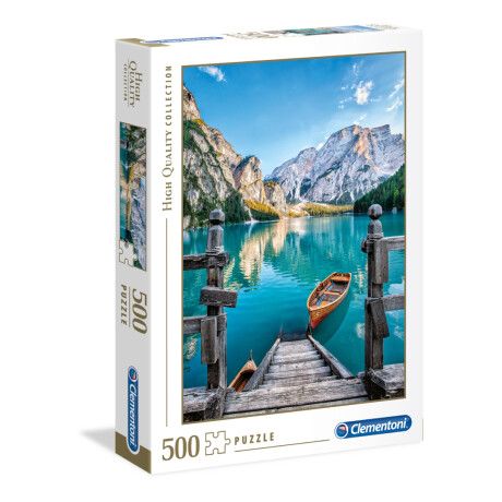 Puzzle Clementoni 500 Piezas Lago Braies 001