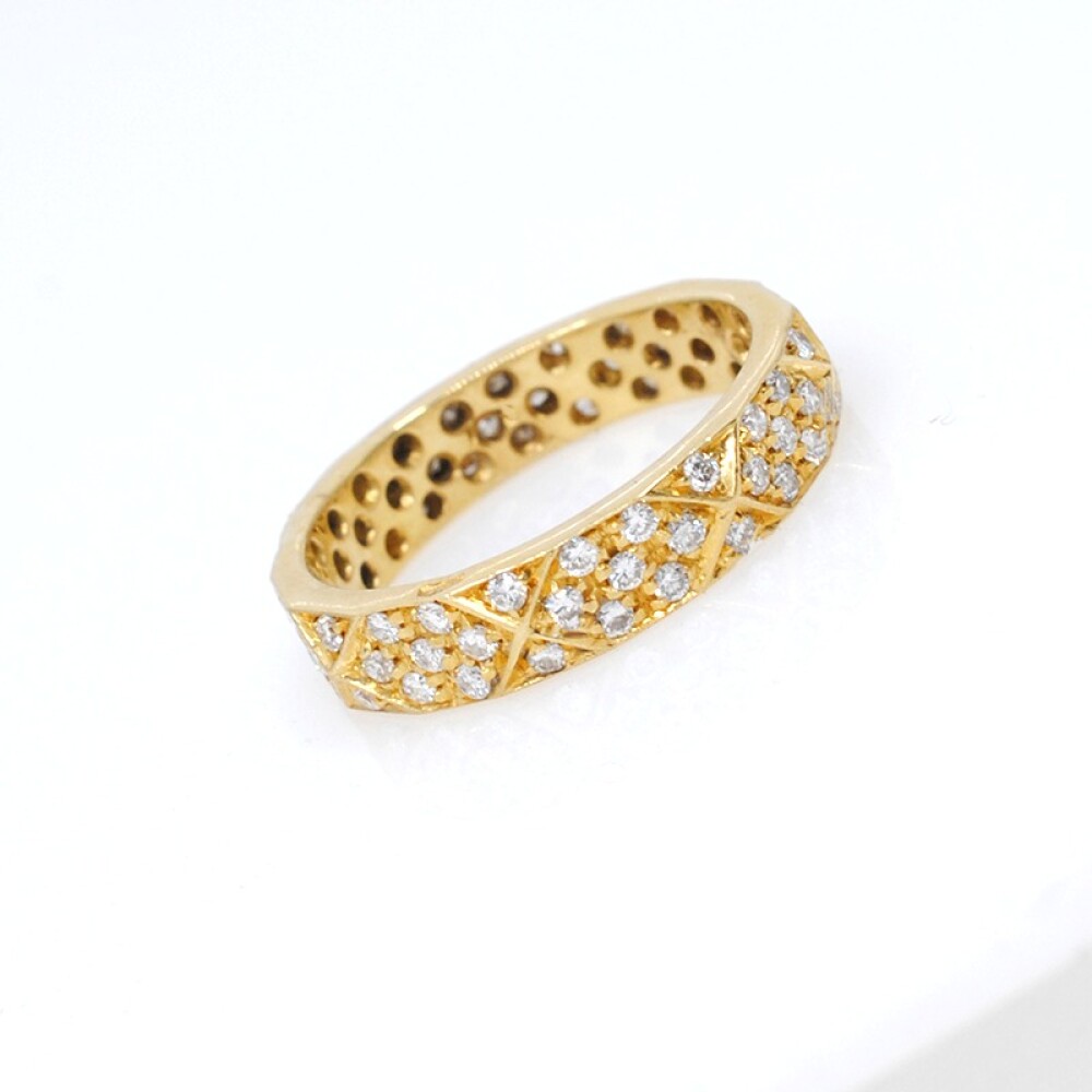 Anillo en oro 18k y brillantes Anillo en oro 18k y brillantes