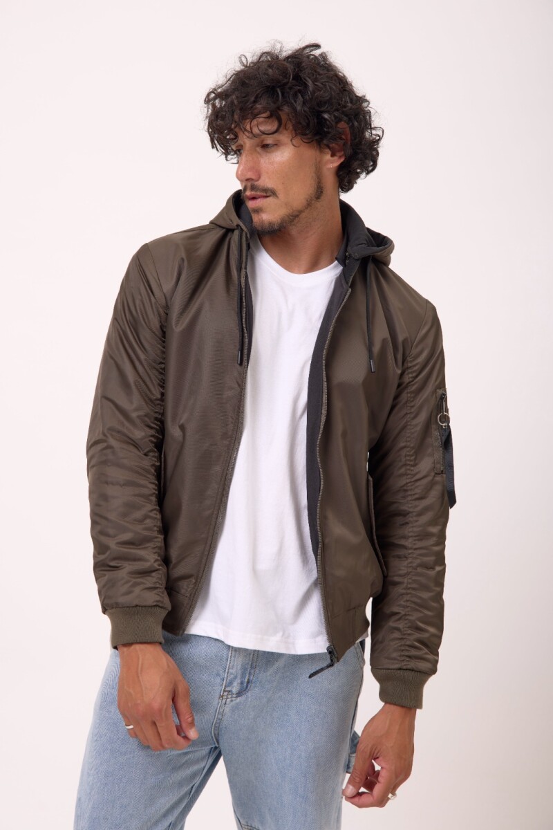 Campera CIERRE VERDE