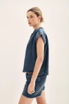 CAMISA MELI TENCEL Azul