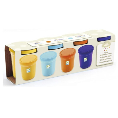 Masa plastilina 4 colores natural Djeco Masa plastilina 4 colores natural Djeco