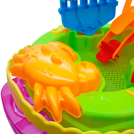 Set Balde Playa Grande 8p C/ Regadera Juego Arena Pis005033
