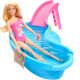 Barbie - Piscina Con Tobogan Y Muñeca Barbie - Piscina Con Tobogan Y Muñeca