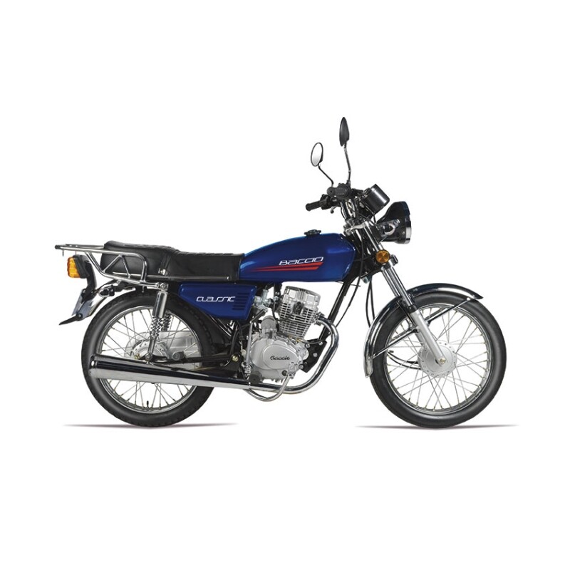 Moto Baccio Calle Classic 125cc Rayos M/v ( Freno Tambor ) Azul