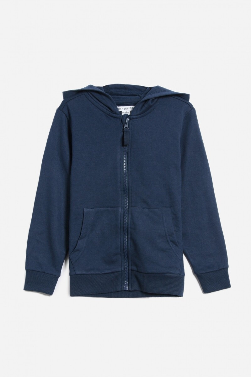 Buzo con cierre AZUL MARINO