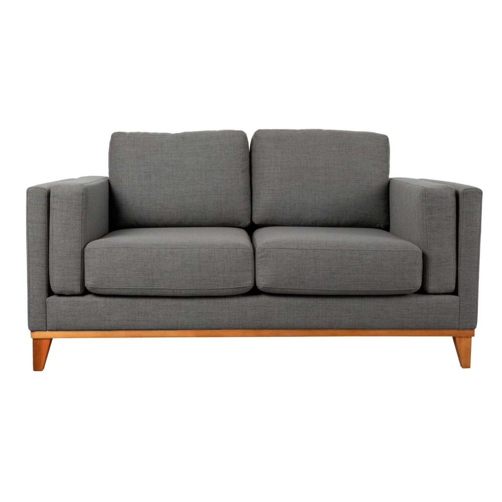 SILLÓN 2 CUERPOS TELA-PREMIUM GRIS LUXOR PREMIUM EASY CLEAN GRIS OSC