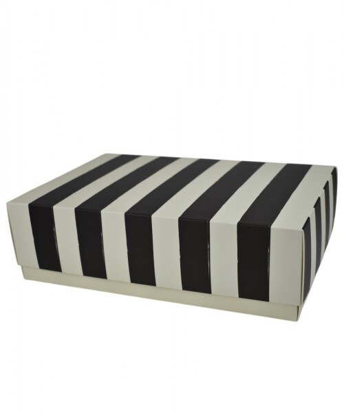 Caja laminada 08 - 20x30x9 cm ESTILO BARRAS