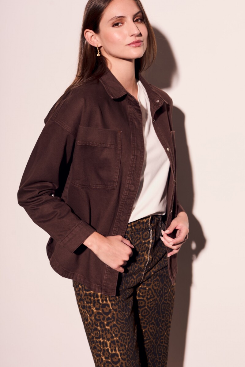 Sobrecamisa Marron