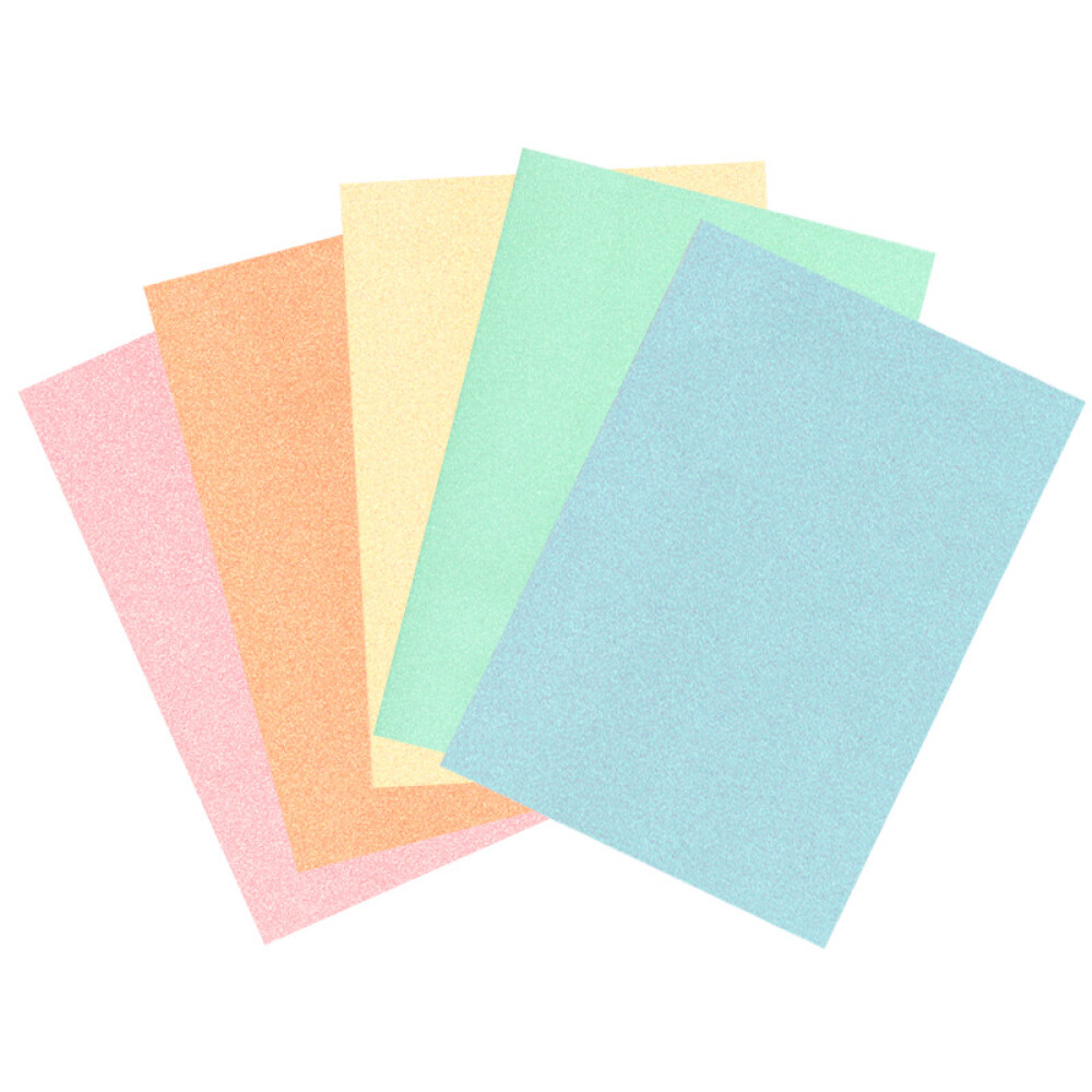 Goma Eva Glitter A4 Colores Pastel x5 Dalí #GOMA EVA GLITTER A4 COLORES PASTEL X5 DALI