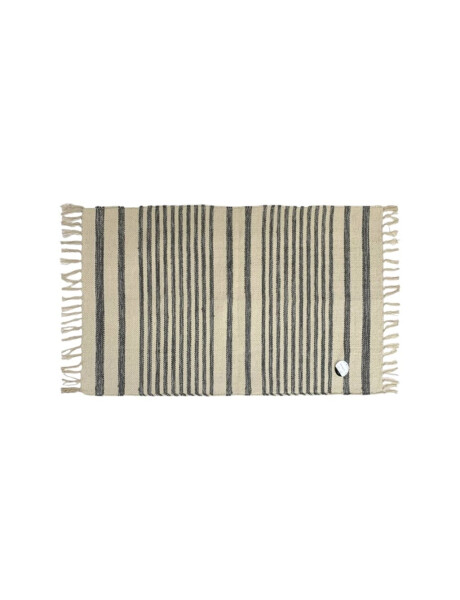 ALFOMBRA C/FLECOS 69X114CM LÍNEAS ALFOMBRA C/FLECOS 69X114CM LÍNEAS