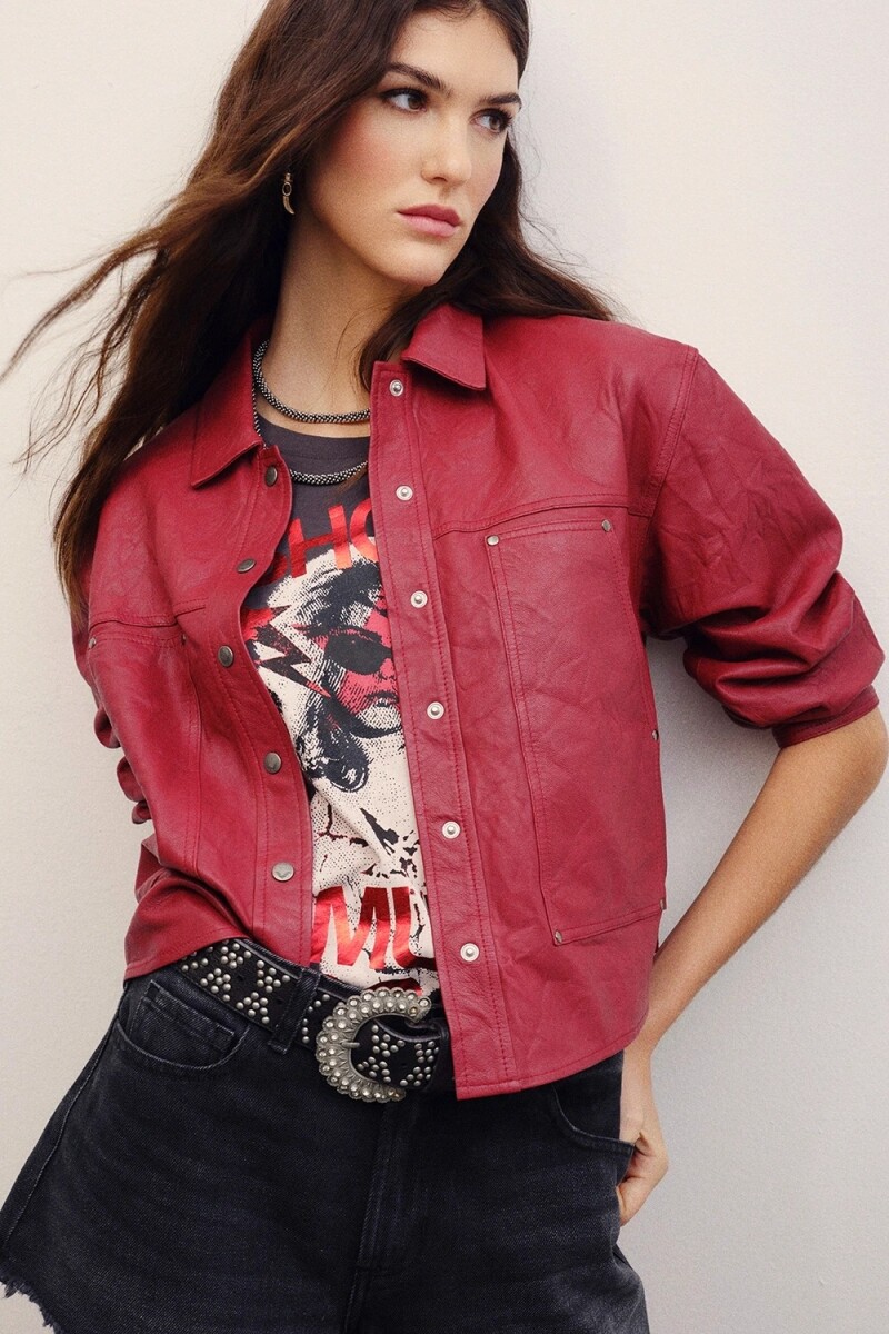 CAMISA EMILIA CUERO 